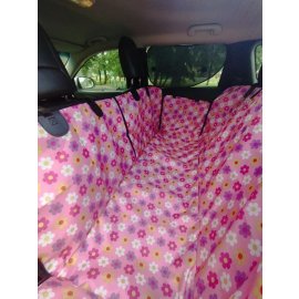 Senful Тонкий чехол на автомобильное сиденье для собак, розовый