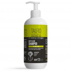 Tauro (Тауро) Pro Line Ultra Natural Care for White & Light Coats шампунь для глубокого очищения шерсти и кожи собак и кошек светлого окраса
