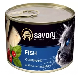 Savory (Сейвори) GOURMAND FISH влажный корм для привередливых котов (рыба) Savory (Сейвори) GOURMAND FISH влажный корм для привередливых котов (рыба)