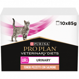 Purina Pro Plan (Пуріна Про План) Veterinary Diets UR Urinary Salmon вологий лікувальний корм для кішок для розчинення струвітного каміння ЛОСОСЬ