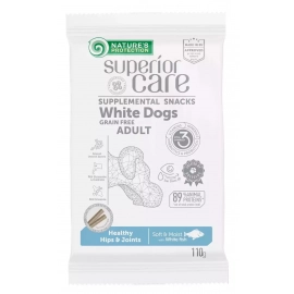 Natures Protection (Нейчез Протекшин) Superior Care White Dogs Health беззерновое лакомство для взрослых собак с белой шерстью БЕЛАЯ РЫБА