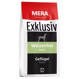 Mera (Мера) Exklusiv Weizenfrei Adult Geflugel сухой низкозерновой корм для взрослых собак ДОМАШНЯЯ ПТИЦА