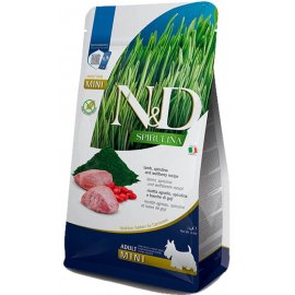 Farmina (Фармина) N&D Spirulina Lamb Adult Mini сухой корм для взрослых собак мелких пород ЯГНЕНОК, СПИРУЛИНА И ЯГОДЫ ГОДЖИ