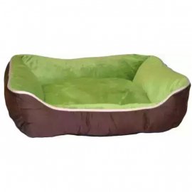 K&H Self-Warming Lounge Sleeper самосогревающийся лежак для собак и котов зеленый/желто-коричневый