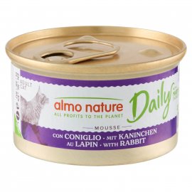 Almo Nature Daily MOUSSE RABBIT консервы для кошек КРОЛИК, мусс