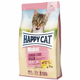 Happy Cat Minkas Junior Care Poultry сухой корм для котят с 4 до 12 месяцев ПТИЦА