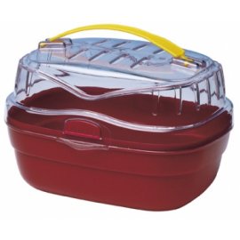 Ferplast (Ферпласт) ALADINO SMALL Пластикова переноска для гризунів, червоний