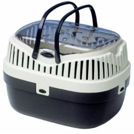 Ferplast (Ферпласт) ALADINO MEDIUM Пластикова переноска для гризунів, чорний