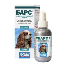 АВЗ Барс Спрей протипаразитарний для собак