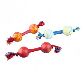 Sum-Plast Гантель ароматизированная на шнурке - игрушка для собак
