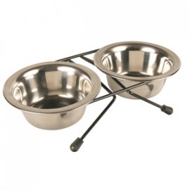 TRIXIE Подставка с мисками для кошек и мелких пород собак