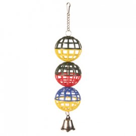 Trixie пластиковые шарики с колокольчиком (5251)