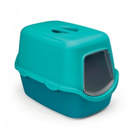 STEFANPLAST (Стефанпласт) Cathy закрытый туалет для кошек, бирюзовый
