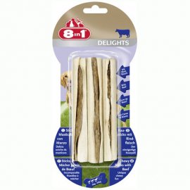 8in1 (8 в 1) Delights жувальні палички з яловичим м'ясом - ласощі для собак