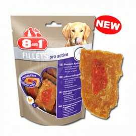 8in1 Fillets Pro Active – Ласощі для собак для покращення активності