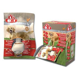 8in1 (8 в 1) Dental Delights Bones XS кость с мясом - лакомство для собак малых и средних пород