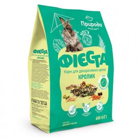 Фиеста Кролик - Корм для кроликов и других больших грызунов, 600 г Фиеста Кролик - Корм для кроликов и других больших грызунов, 600 г