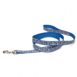 Coastal (Костал) Lazer Brite Reflective Leash светоотражающий поводок для собак, БИРЮЗОВЫЙ