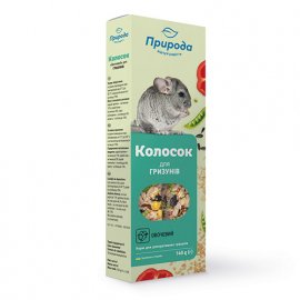 Природа КОЛОСОК ОВОЩНОЙ лакомство для грызунов, 1 уп. (2 шт.)