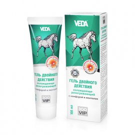 Veda ZooVip Гель двойного действия для лошадей охлаждающе-разогревающий