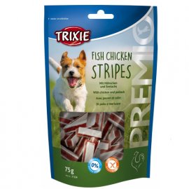 Trixie Premio Fish Chicken Stripes лакомства для собак ПОЛОСКИ ИЗ КУРИЦЫ И МИНТАЯ