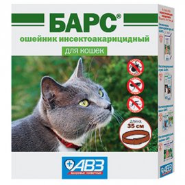Барс нашийник інсектоакарицидний для котів