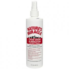 Natures Miracle (Нейчерлз Миракл) CAGE ODOR ELIMINATOR (УНИЧТОЖИТЕЛЬ ЗАПАХА КЛЕТОК) спрей для клеток мелких животных, 473 мл