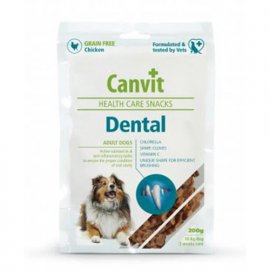 Canvit Dental (Дентал) напіввологі функціональні ласощі для підтримки здоров'я зубів у собак