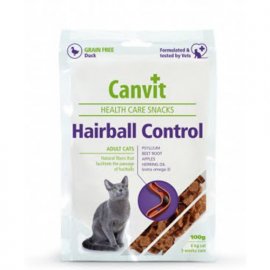 Canvit Hairball Control (Хейрболл Контрол) полувлажное функциональное лакомство для выведения шерсти из желудка кошек