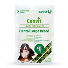 Canvit Dental Large Breed (Дентал Ларж Брид) напіввологі функціональні ласощі для підтримки здоров'я зубів у собак великих порід
