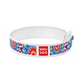 Collar WAUDOG ЦВЕТЫ кожаный браслет на руку хозяина
