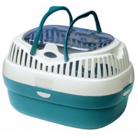 Ferplast (Ферпласт) ALADINO LARGE Пластикова переноска для гризунів, блакитний