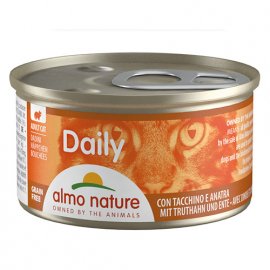 Almo Nature Daily DADINI TURKEY & DUCK консервы для кошек ИНДЕЙКА И УТКА, кусочки в желе