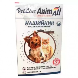AnimAll VET LINE нашийник протипаразитарний для котів та собак