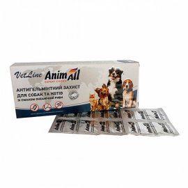 AnimAll VET LINE таблетки от глистов для кошек и собак