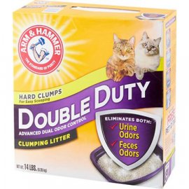 Arm&Hammer DOUBLE DUTY комкующийся наполнитель для кошачьего туалета, АРОМАТ СВЕЖЕСТИ