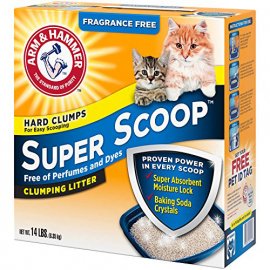 Arm&Hammer SUPER SCOOP комкующийся наполнитель для кошачьего туалета, БЕЗ АРОМАТА