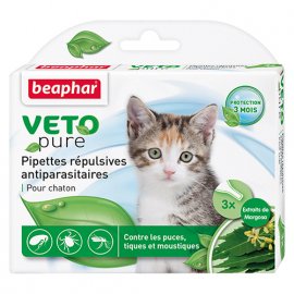 Beaphar Bio Spot On Veto Pure Био капли от блох, клещей и комаров для котят