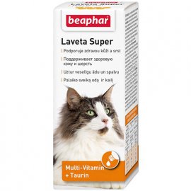 Beaphar Laveta Super рідкі вітаміни для шерсті для котів Beaphar Laveta Super рідкі вітаміни для шерсті для котів