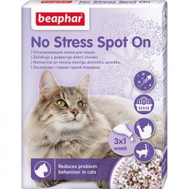 Beaphar NO STRESS spot on CAT успокоительные капли на холку для кошек Антистресс