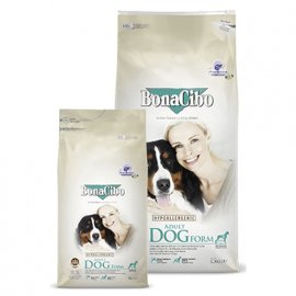BonaCibo ADULT DOG FORM сухий корм для собак із зайвою вагою та старіючих собак КУРКА ТА РИС