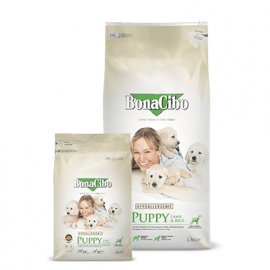BonaCibo PUPPY LAMB & RICE сухий корм для цуценят ЯГНЯ І РИС