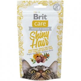 Brit Care Cat Snack Shiny Hair Salmon лакомства для поддержания красоты шерсти у кошек ЛОСОСЬ Brit Care Cat Snack Shiny Hair Salmon лакомства для поддержания красоты шерсти у кошек ЛОСОСЬ