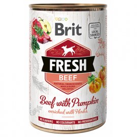 Brit Fresh Dog Beef & Pumpkin консервы для собак ГОВЯДИНА и ТЫКВА