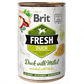 Brit Fresh Dog Duck & Millet консервы для собак УТКА и ПШЕНО