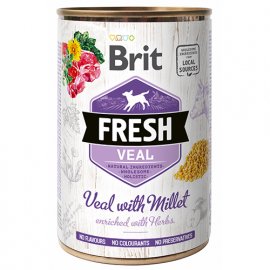 Brit Fresh Dog Turkey & Pea консервы для собак ТЕЛЯТИНА и ПШЕНО