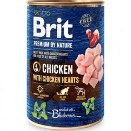 Brit Premium Dog Chicken & Chicken Hearts консервы для собак КУРИЦА и КУРИНЫЕ СЕРДЕЧКИ