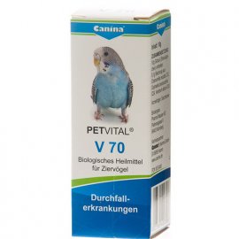 Canina (Канина) Petvital V 70 - Кормовая добавка для птиц при поносах и  нарушениях кровообращения