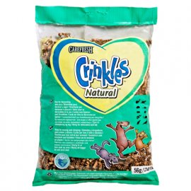 CareFRESH КРИНКЛЕС НАТУРАЛ (Crinkles Natural) серпантин для грызунов, птиц, рептилий, 56 г