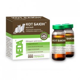 Veda Фитоэлита Кот Баюн - успокаивающий препарат для собак и кошек (капли)